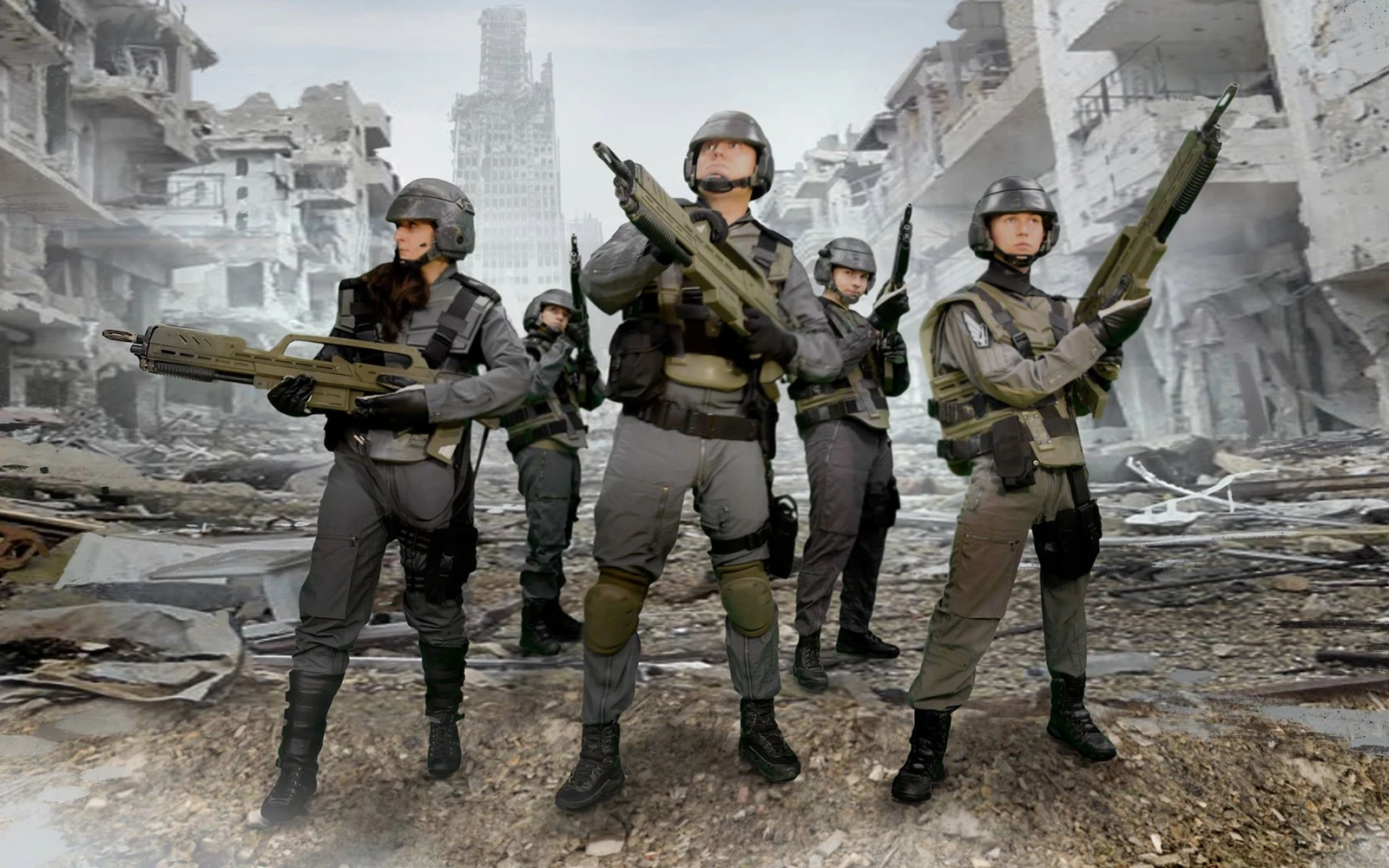 Trooper der German Division im Einsatz